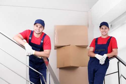 Professional packing team preparing household items for a move in Lambeth