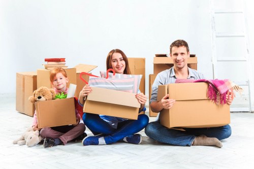 Packing and transport support for Lambeth home removals