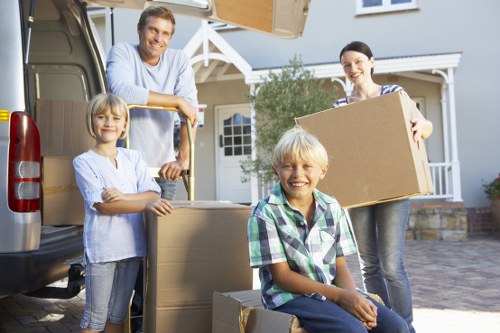 Packing and loading household items for a Lambeth relocation