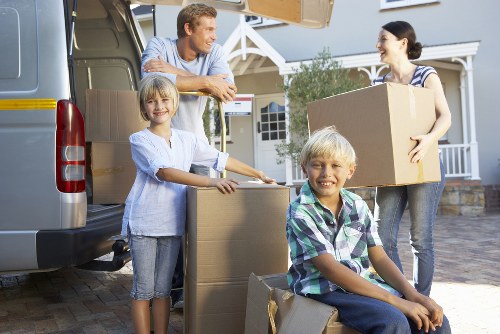 Moving furniture from a Victorian terrace in Lambeth