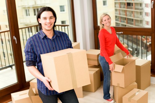 Local van removal service helping with office items in Lambeth